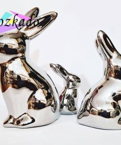 اکسسوری خرگوش ست 3 عددی(مجسمه خرگوش) سرامیکی
