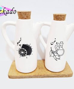 ست جای روغن و جای آبلیمو