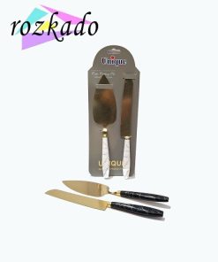 کارد و کفگیر کیک طرح ماربل