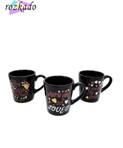 ماگ مشکی لاو