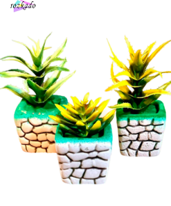 گلدان کاکتوس سنگی دکوری