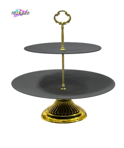 شیرینیخوری ۲ طبقه فلزی