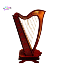 ساز چَنگ مینیاتوری چوبی