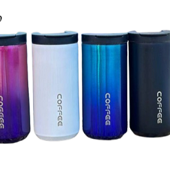 تراول ماگ استوانهای طرح COFFEE