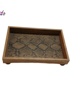 رایزر چوبی با کفی چرم