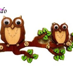 جاکلیدی جغد چوبی