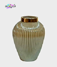 گلدان نیلوفر لب برنجی