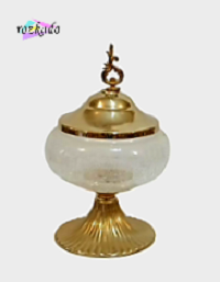 شکلاتخوری آبگز طلایی با آبکاری فورتیک