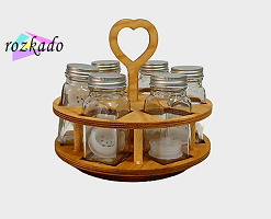 استند مکارتی ۶ عددی گرد چرخشی