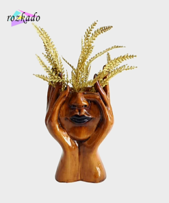 گلدان دکوراتیو پلی‌استر مدل متفکر