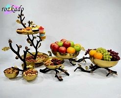 سرویس پذیرایی بلوط ۵ تکه فلزی