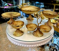 سرویس ۵ تکه خطدار آلومینیومی