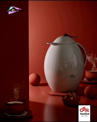 فلاسک تپل یزد گل ۱ لیتری