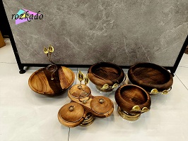 سرویس پذیرایی چوبی لیلیوم