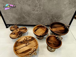 سرویس پذیرایی چوبی شکوفه