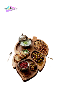اردو خوری چوبی طرح برگ