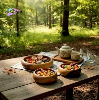 کاسه ۳ سایز خمره چوبی
