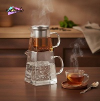 کتری قوری شفاف پیرکس