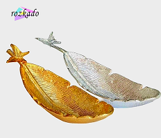 ظرف پذیرایی دکوری طرح برگ بید